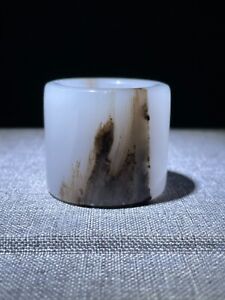 China collect natural old jade Ring Thumb ring natural Jade Ring 31