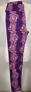 Lularoe Cruella de Vil Purple Villain Leggings (ONE SIZE)(NWOT) 101 Dalmations - Picture 1 of 4