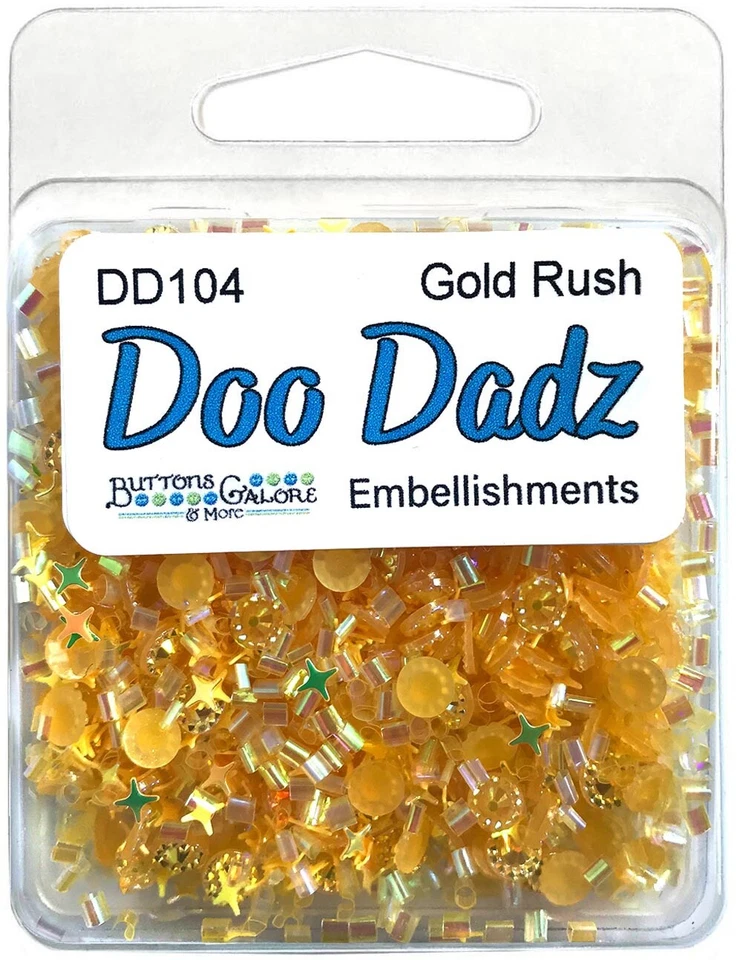 Buttons Galore Doodadz Embellishments-Gold Rush - Image 1 of 1