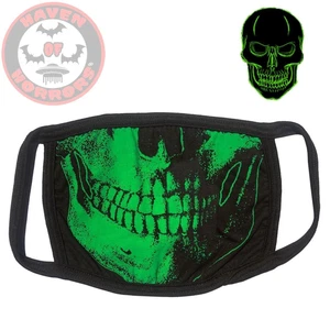Totenkopf Death Green Maske - Bild 1 von 1
