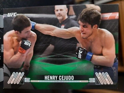 Henry Cejudo #37 2017 Topps UFC Knockout Green #079/215 - Image 1 of 2