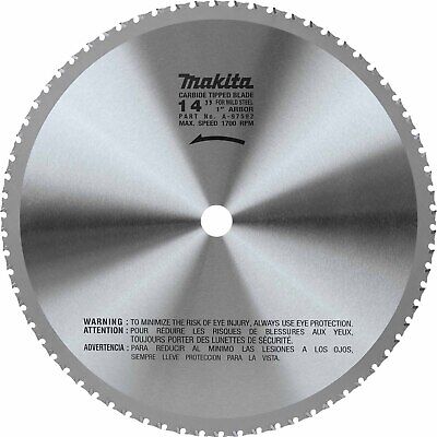 Makita A-97592 14-In (70T) Carbide_Tipped Metal Cutting Blade, Ferrous Metal • 142.94$