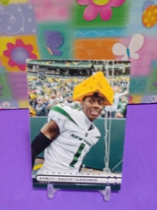 2022 Chroniken Ahmad "Sauce" Gardner fotogener "Cheesehead" Rookie #PH-33 Jets - Bild 1 von 2