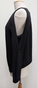 Neiman Marcus Womens Size M Cashmere Black Sweater Long Sleeve Sweater - Picture 1 of 8