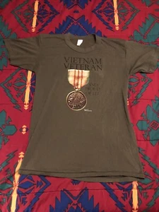Camiseta vintage para hombre Vietnam 1988 JRS Enterprises puntada única talla L - Imagen 1 de 7