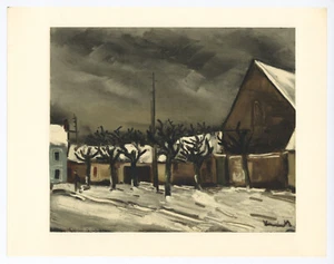 Maurice Vlaminck "Lime Trees" lithograph by Mourlot - Picture 1 of 1