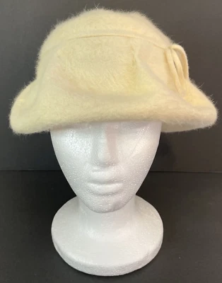 Sombrero de iglesia Evelyn Varon vintage años 60 marfil para mujer beige marfil Foto 1 de 4