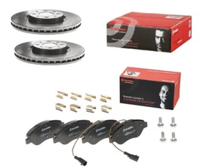 Dischi Pastiglie Freno Anteriori Brembo per Alfa Romeo Mito 1.3 1.6 Multijet - Imagen 1 de 12