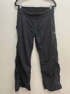 Pantalones Lululemon Studio Sin Forro Talla 8 Negro Pierna Recta Patinador Y2K Sueltos - Imagen 1 de 10