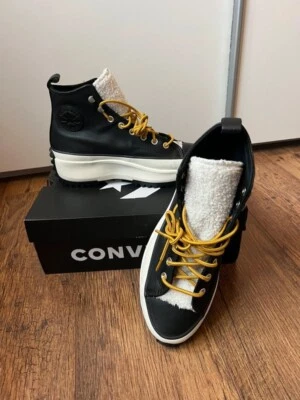 Converse Run Star Hike - brand new - leather/shearling, size 8.5 - Image 1 of 4