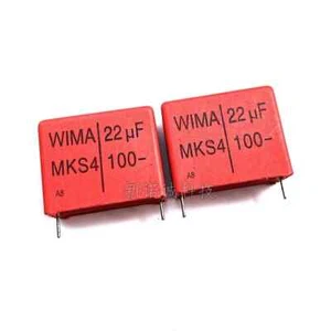 2 piezas Alemania WIMA 100V 22V 22UF MKS4 paso 27,5 mm hágalo usted mismo condensador de película contra fiebre - Imagen 1 de 3