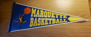 Vintage Marquette University Basketball Pennant Wincraft - Picture 1 of 2