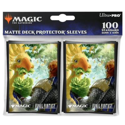 100 Ultra PRO Final Fantasy Chocobo Deck Protector Card Sleeves Standard 66x91mm - Image 1 of 4