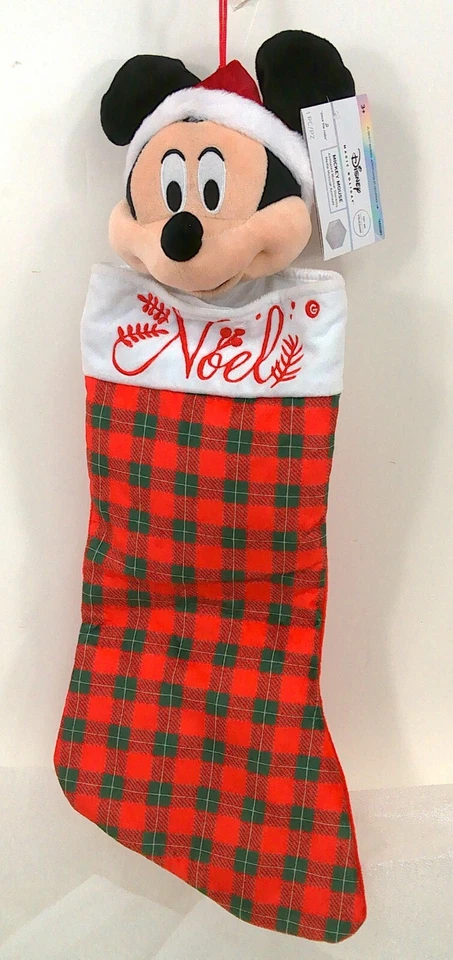 DISNEY MAGIC HOLIDAY GEMMY 4982007 19" MICKEY MOUSE MUSICAL STOCKING -
