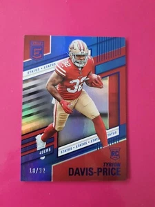 2022 Panini Donruss Elite #159 Tyrion Davis-Price RC 49ers Blue Status /32 - Bild 1 von 3