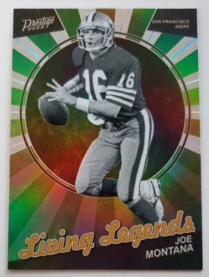 2023 Panini Prestige Living Legends Joe Montana San Francisco 49ers LL-23 - Image 1 of 2