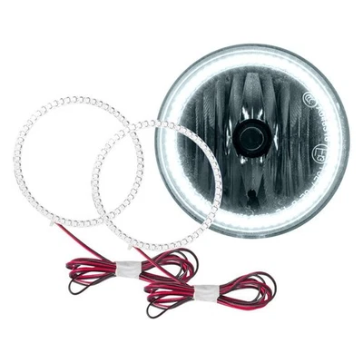 LED Fog Light Halo Ring Lights White For 2005-2010 Chrysler 300C Foto 1 de 4