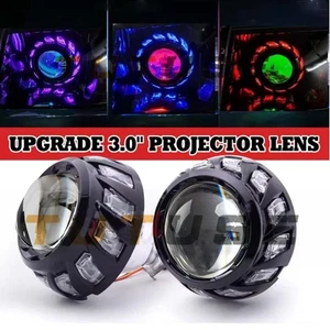 Lente Proyector 90W 3.0' Bi LED Espiral RGB Sábanas Ojo de Ángel Retrofit Universal - Imagen 1 de 20