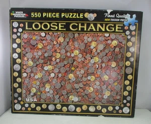 2012 White Mountain Puzzle "Loose Change" 500 Pieces 18" x 24" (unverified used) - Picture 1 of 3