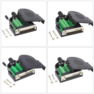 DB25 RS232 Terminal Connector Flexible Tail Sleeve Screw Lock RS232 Adapter - Bild 1 von 12