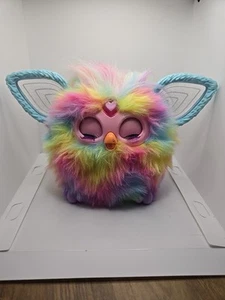 FURBY Exclusive Tie Dye Rainbow Interactive Plush Toy - Works / No Box - Picture 1 of 5