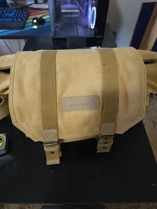 BESTEK Messenger Bag Khaki Canvas Camera Bag - Picture 1 of 2