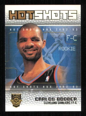 2002-03 Fleer Hot Shots Hot Shots Insertos #9 Carlos Boozer Baloncesto CAVALIERS Foto 1 de 3