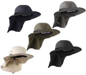Sombrero para el sol al aire libre Falari ala ancha cuello solapa safari senderismo jardinería pesca sombreros - Imagen 1 de 36