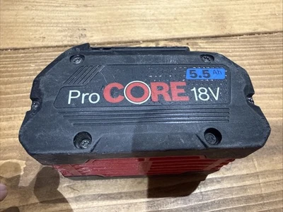 Bosch Pro Core 5.5Ah 18v Full Working Order. - Image 1 of 3