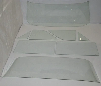 Chevy II Nova Glass 2dr Hardtop 1962 1963 1964 1965 Front Side Rear Clear Set - Imagem 1 de 4