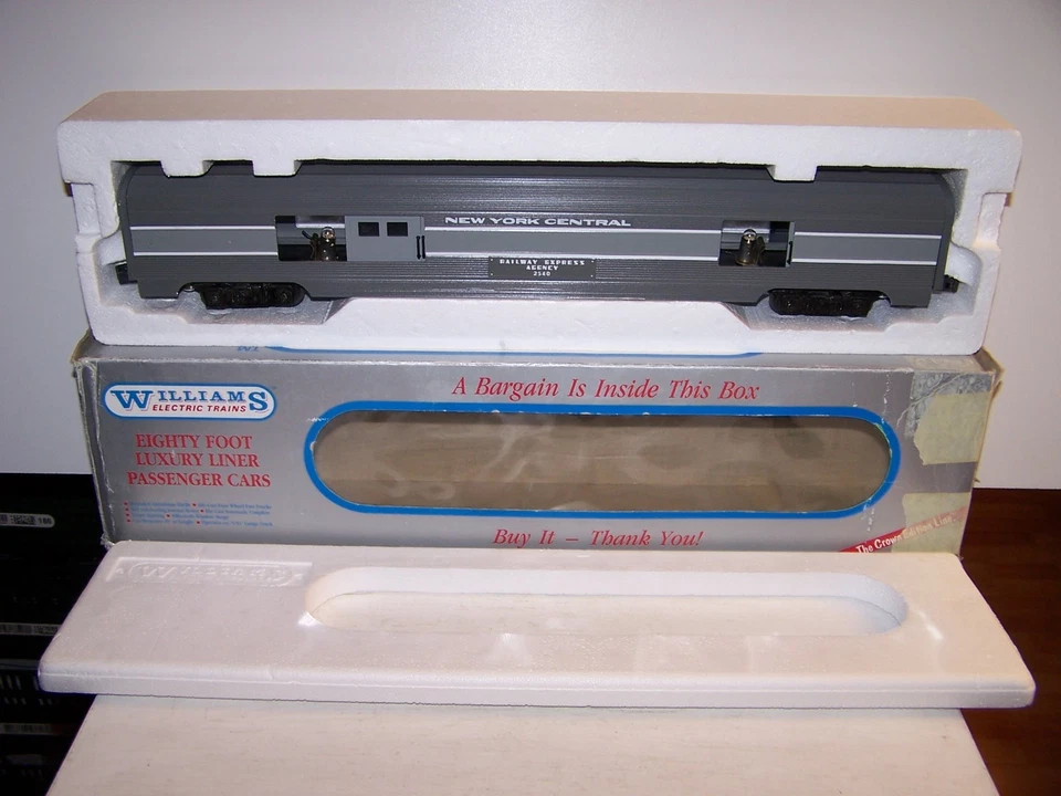 Lionel Williams K-Line Spur 0 Alu US Gepäckwagen 2540 NYC New York Central OVP - Bild 1 von 4