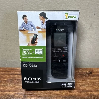 Grabadora de voz digital Sony ICD-PX333 - negra nueva sellada Foto 1 de 4