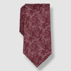 Michael Kors Men's Red Carman Classic Floral Tie Size 58x3 - Picture 1 of 1