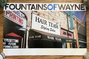 Fountains Of Wayne Tour Poster 19" X 12" Limited Edition 💗 - Picture 1 of 4