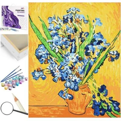Pintura por números marco de madera Vincent van Gogh, Iris - Imagen 1 de 4