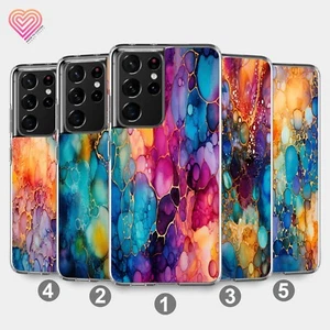 Rainbow Ink Handyhülle Cover GEL für Samsung Galaxy A54 5G S23 S22 S21 A21s 600 - Bild 1 von 19