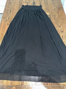 TFNC London Women's Size 14 Flowing Maxi Skirt - Black - Picture 1 of 6