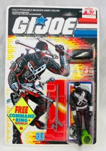 Figura GI Joe 1989 V3 Ojos de Serpiente sin usar y sin usar sellada con anillo de comando - Imagen 1 de 2