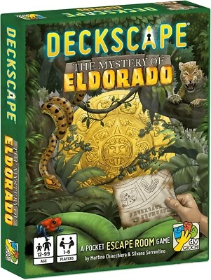 Deckscape: The Mystery of Eldorado Pocket Escape Room Game NEW SEALED - Image 1 of 4