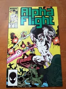 ALPHa FLiGHT #51 NM  1st JiM LEE artwork at MaRVeL from 1987 - Picture 1 of 12
