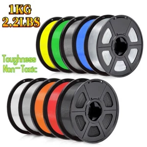 1.75mm PLA 3D Printer Filament 1KG 2.2LBS Per Print Pen Material No Bubble - Picture 1 of 21