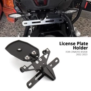 Soporte de matrícula para luz trasera de motocicleta para CFMOTO 450SR 2022-2023 - Imagen 1 de 7