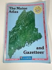 Maine State Atlas and Gazetteer by DeLorme 25th Edition 2002