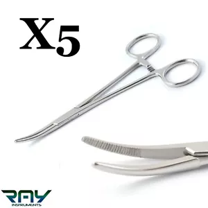 Fórceps dentales curvos Kelly pinzas de 5,5"" alicates quirúrgicos para arteria hemostato alicates dentales - Imagen 1 de 1