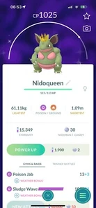 Pokémon Shiny Nidoqueen wearing a crown - MlNl P T C - Read Description - Picture 1 of 1