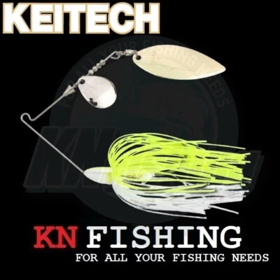 Señuelos de pesca de lubina KEITECH TEE BONE TW Spinnerbait 3/8 oz 10,5 gr Foto 1 de 3