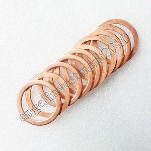 New 10pcs 50*60*2mm Copper gasket Copper sealing ring - Picture 1 of 5