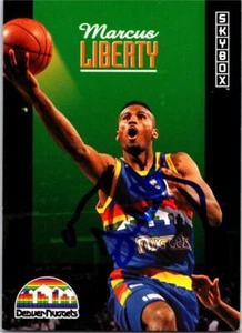 Marcus Liberty autographed Basketball card (Denver Nuggets) 1992 Skybox #61 - Picture 1 of 1