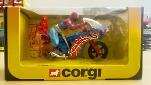Corgi 266 Spiderbike Mint In Box Never Used Complete set 1984 - Picture 1 of 14