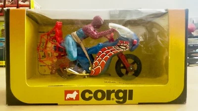 Corgi 266 Spiderbike Mint In Box Never Used Complete set 1984 - Image 1 of 4